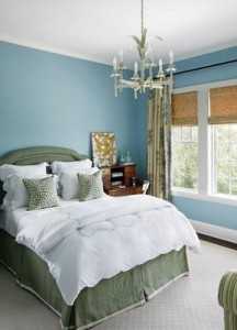 blue green bedroom - Jennifer Flanders