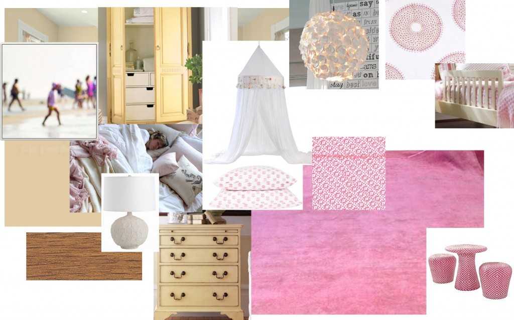 Hamptons Girls' Room Interior Design