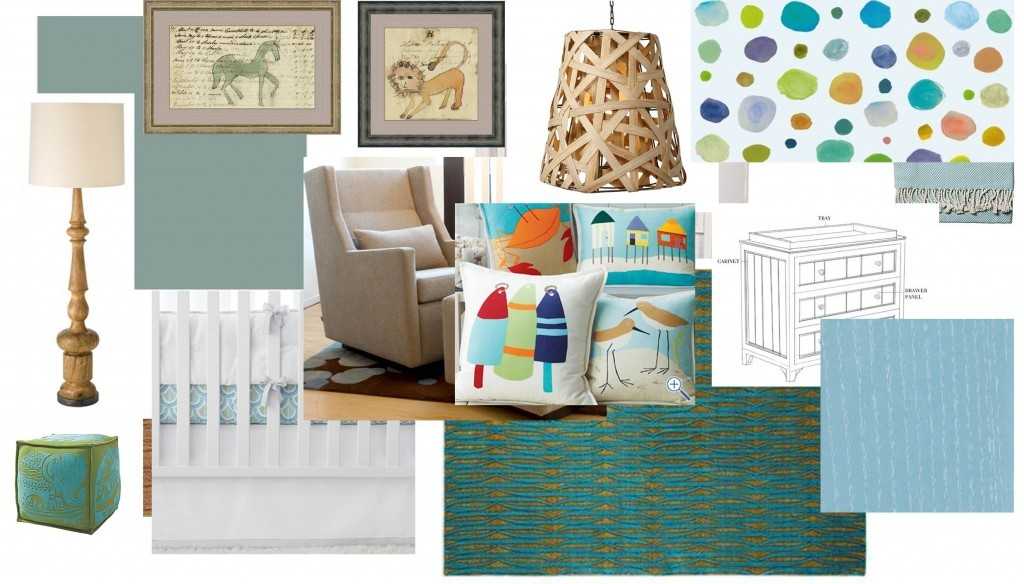 Hamptons Baby Room Interior Design