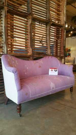 Cisco Home Sofa Upholstered in Antique Kilim 