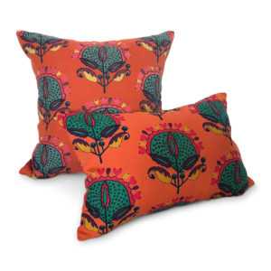 colorful handmade pillows from Tamam