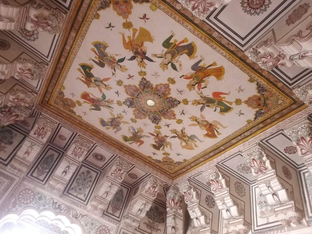 intricate ceiling design in india