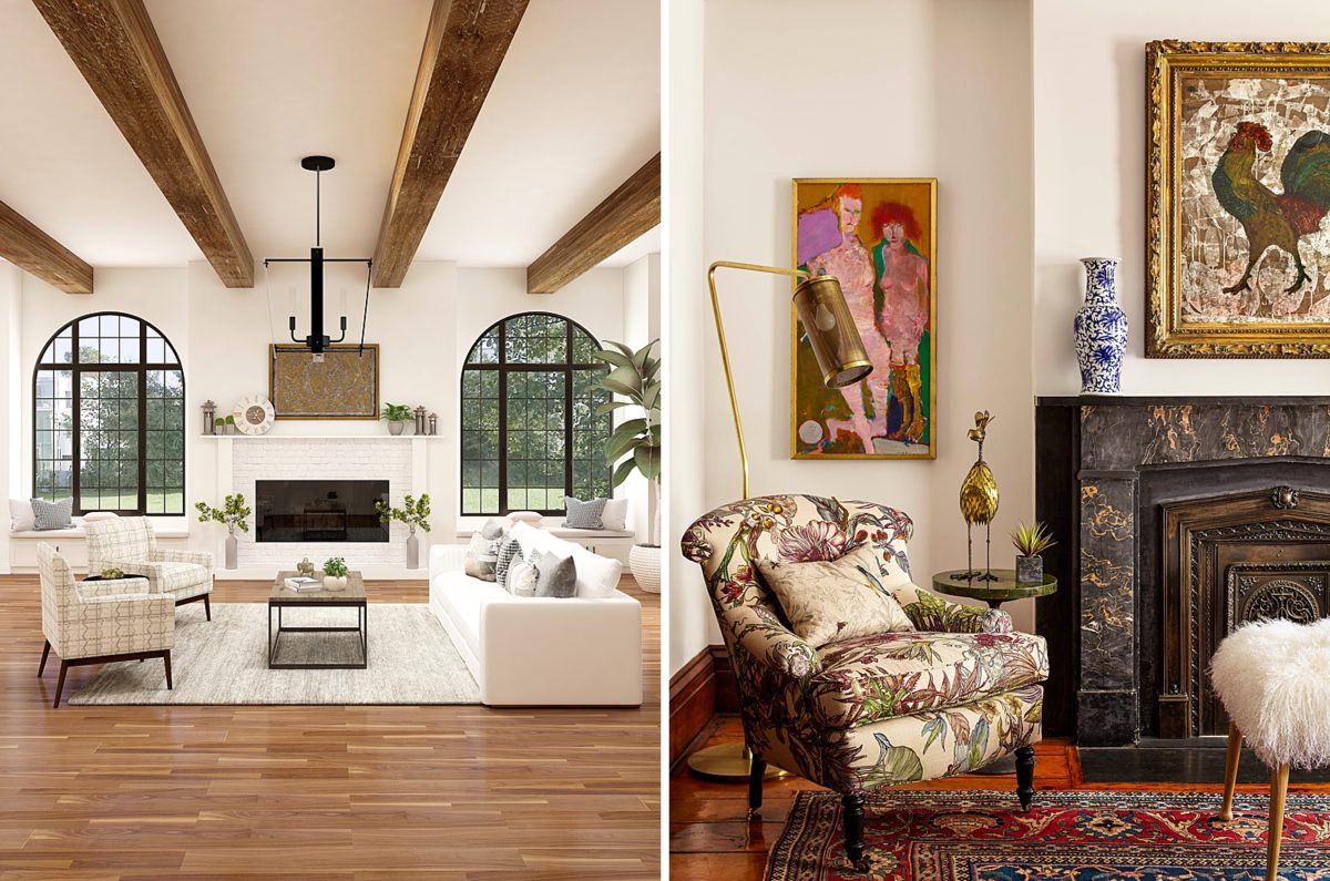 modern farmhouse vs layered classic interior design trends