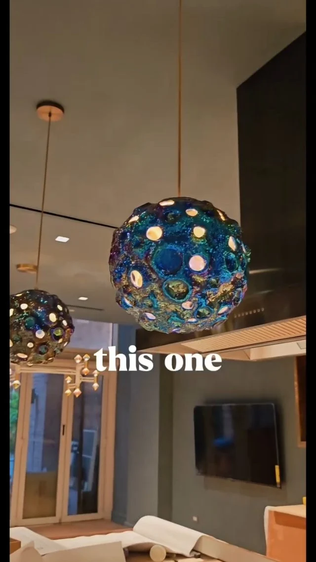 Which one is your favorite? ✨
Every light in this Tribeca project is a collectible design piece — more art than fixture. Sculptural, moody, and each one completely changes the feeling of the room. and each one completely changes the feeling of the room.

#interiorInspo #DesignerDetails #CustomInteriors #ColorfulLuxury #ArchitecturalDigest